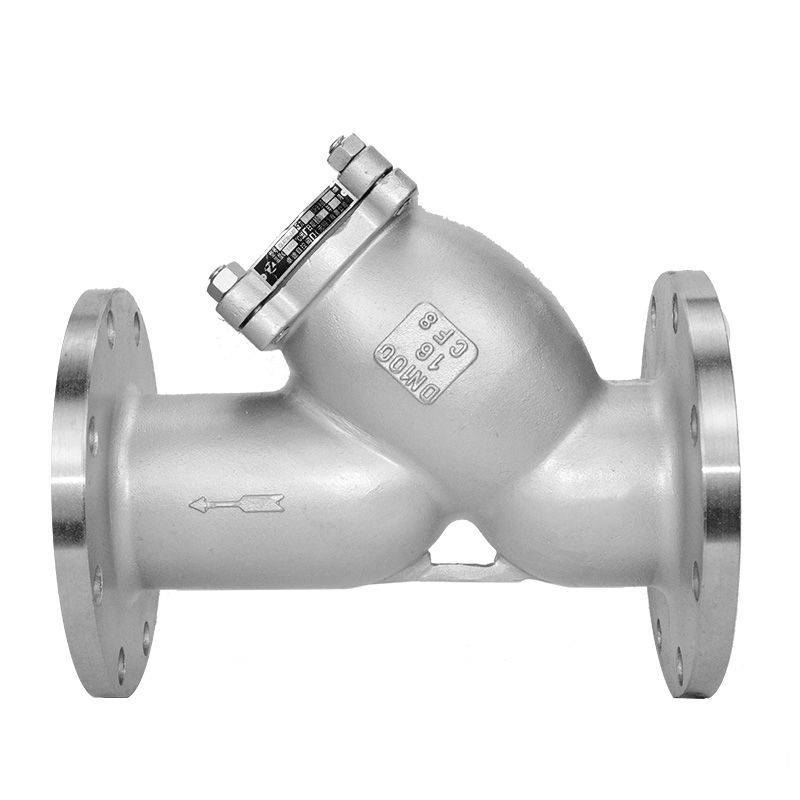 GL41W-16P 304不锈钢Y型过滤器 50目80/100工业管道法兰过滤器