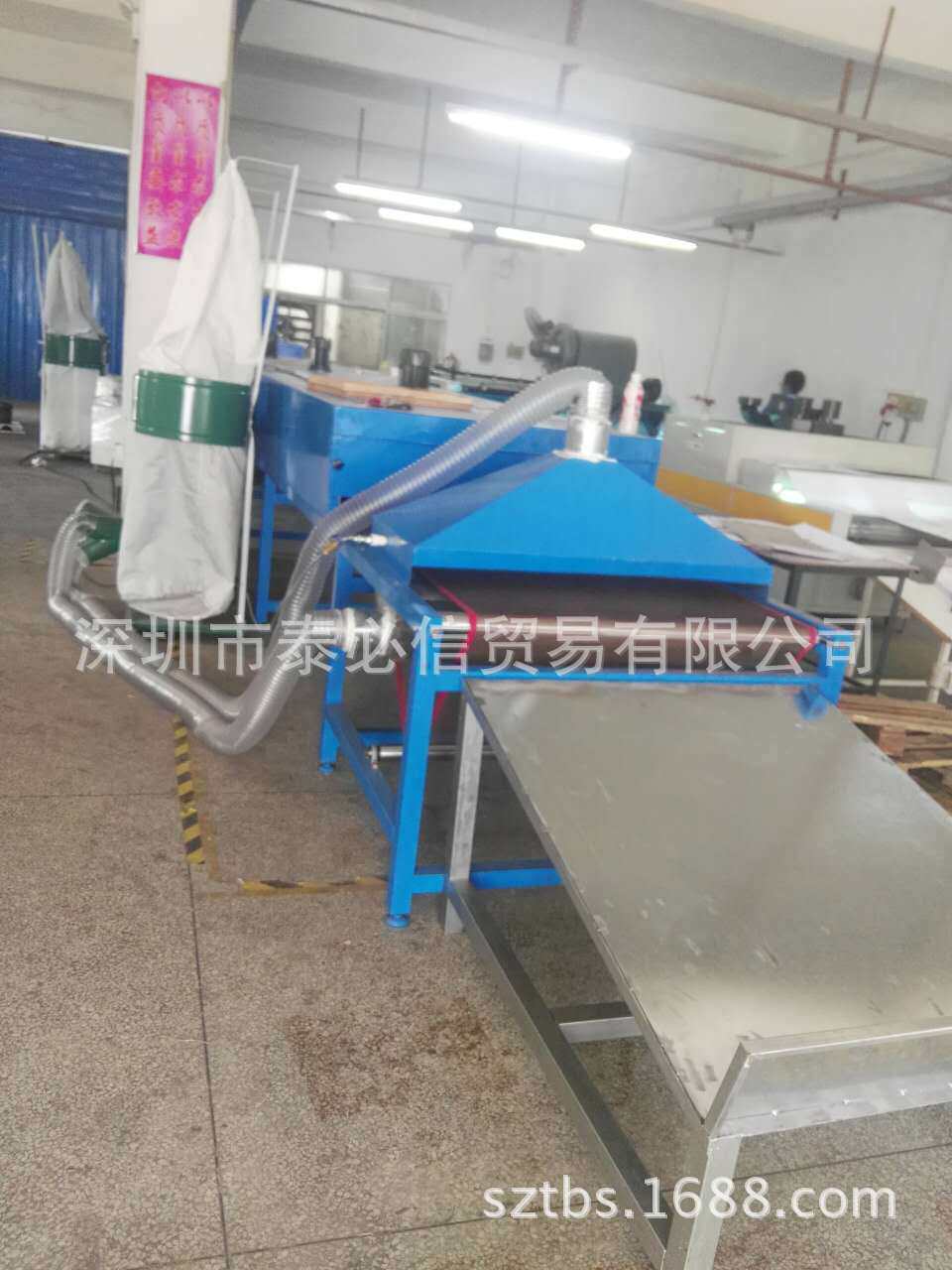 烫画转印纸植绒机 服装印花植绒机transfer flocking machine