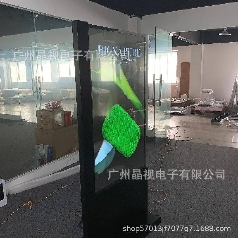 55寸摸明OLED显屏透明液晶屏透电容触OLLW550JULED透明屏竖示屏广