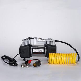 带直销大功率车ZX 106载充双缸灯气泵汽车打气金泵属工具箱