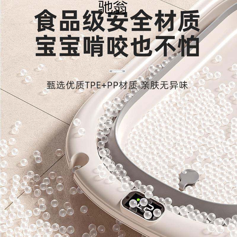 大AL101889号婴儿洗澡盆盆浴宝可折叠幼儿宝坐躺浴桶小孩家童用儿