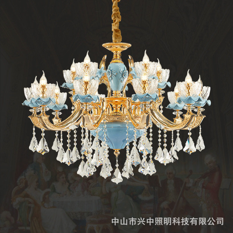 欧式吊灯客厅餐厅灯法式别墅