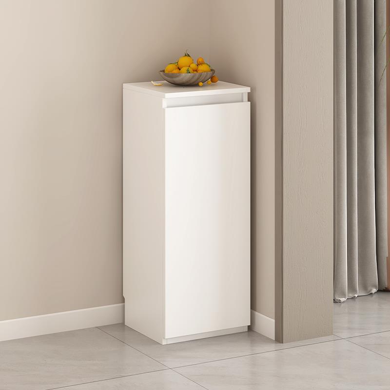 墙边薄柜20公分门后收纳柜30厘米厨房储物柜走廊尽头实木定制30cm