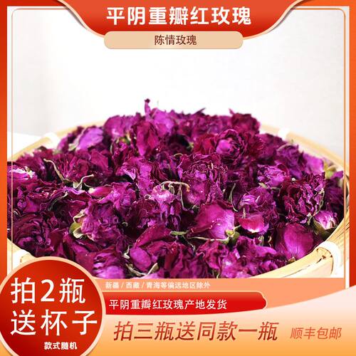 拍三发四适合泡茶泡茶平阴玫瑰花玫瑰花茶玫瑰干花泡茶直销
