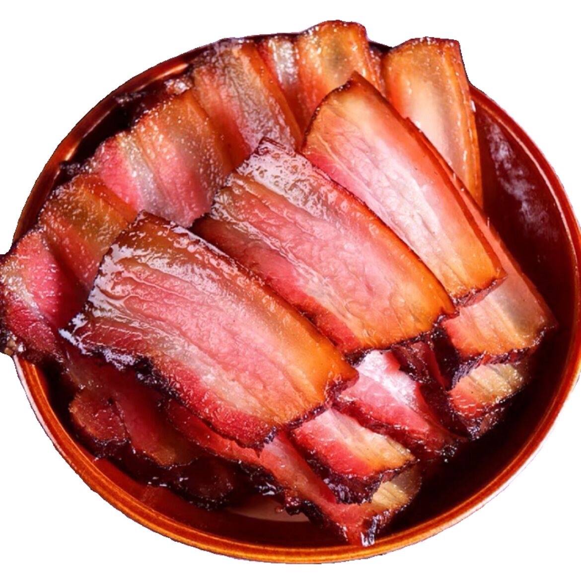 正宗四川特产农家柏树烟熏腊肉咸肉土猪三线五花肉腊肠非湖南贵州