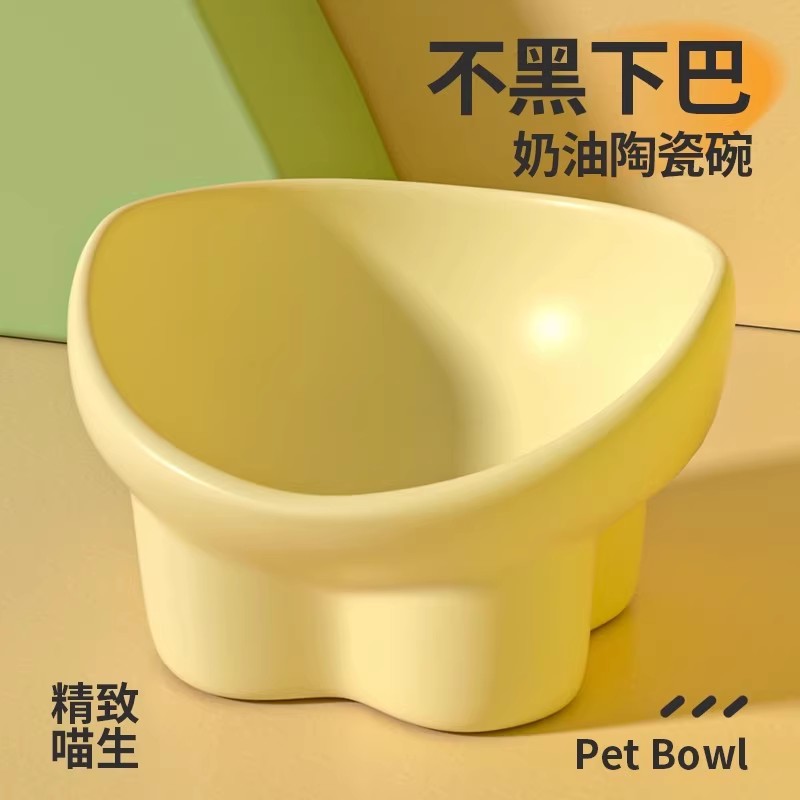 猫碗陶瓷大口径防打翻宠物用品