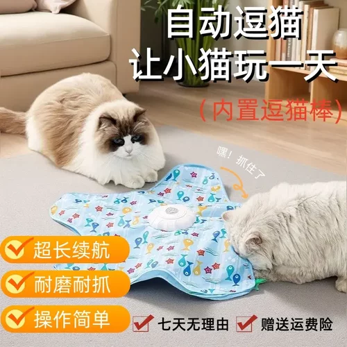 猫咪五角星玩具2026新款多功能逗
