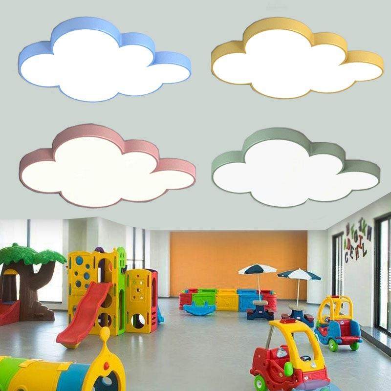 幼儿园云朵吸顶灯大厅舞蹈班教室早教中心培训机构灯造型吊灯灯具