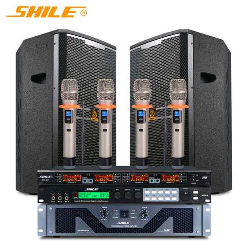 狮乐（SHILE）S88/BM15/天琴五号/SH10专业舞台音响套装纯后级