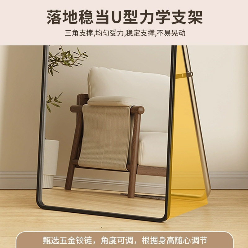 穿衣镜穿衣镜全身家用拍照拱形网红试衣镜落地镜大镜子服装店直播