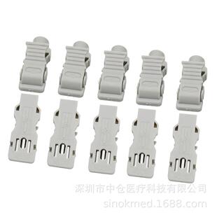 心电图机电极片夹子心电图机导联线3.0直插针转换头配件