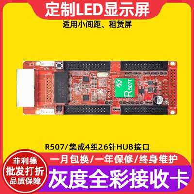 灰度科技HD-507T小间距全彩LED显示屏接收卡电子广告视频控制主板
