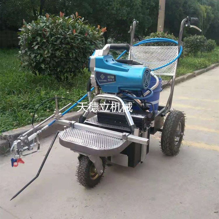 柱塞泵式路面冷喷划线机充电式