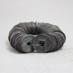 直销工艺品复古做旧古币历朝历代铜钱币3.2cm一串200个