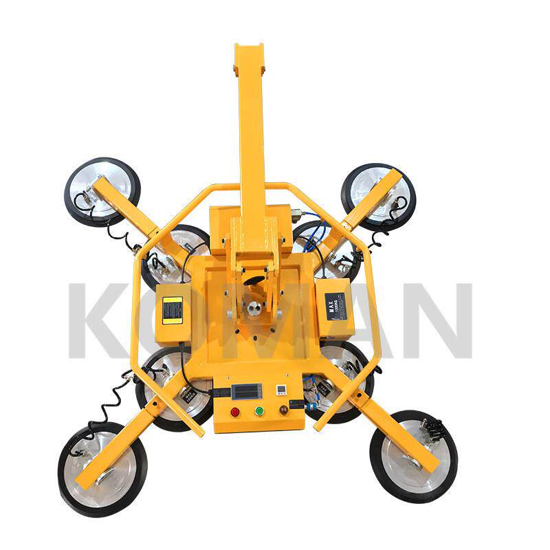 智能真空电动玻璃吸吊机翻转旋转吸幕墙中空玻璃安装搬运吸盘吊具