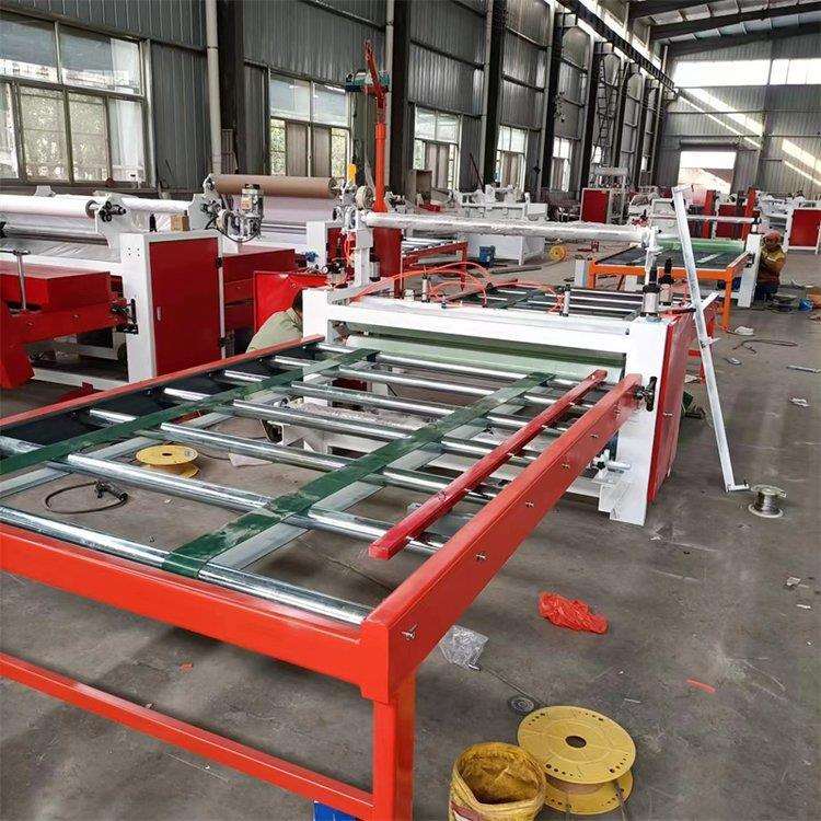 木饰面保护膜覆膜机uv烤漆门板贴膜机自动断膜不锈钢板覆膜机