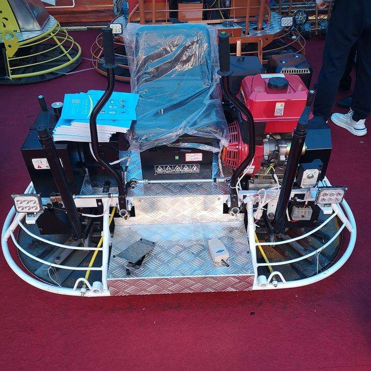 80汽油双盘抹光机收光磨光机驾驶式抹平机混泥土座驾抹光机