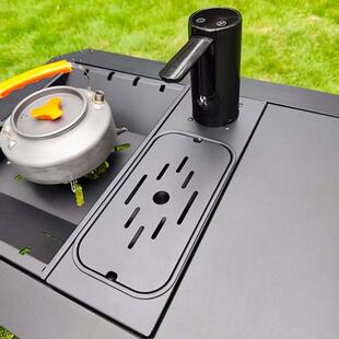 户外露营野营igt折叠桌专用配件铝合金IGT单元板茶盘上水器抽水器