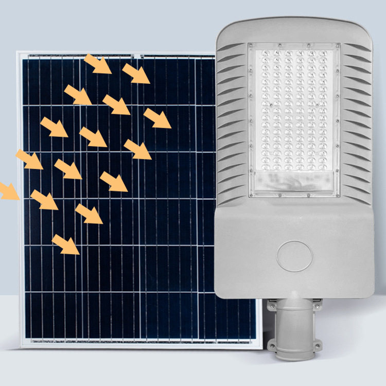 太阳能LED户外防水电量显示路灯