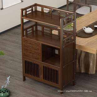 边几角几小茶几家用新中式茶水柜沙发边柜小茶台喝茶桌阳台小桌子