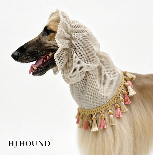 阿富汗猎犬头套狗狗头饰