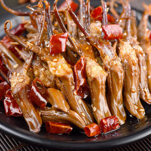 孙小慧麻辣鸭舌头卤味香辣特辣开袋即食小吃零食油爆大鸭舌100g