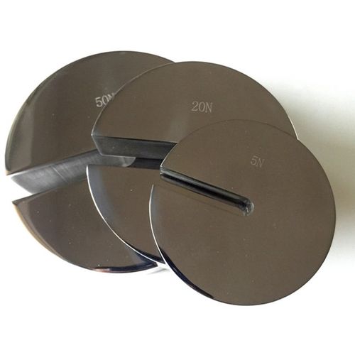 增砣砝码1kg2kg开口力值法码不锈钢10N50N200N圆饼形牛顿测试包邮