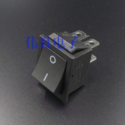 高级船型开关32mmx25mm 电流15A 黑色