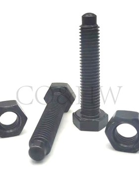 STBA810 12 16定位螺栓 外六角头螺纹凸端R角型标准粗牙PBE01