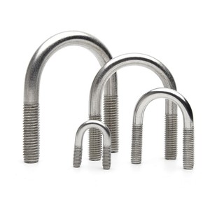 304不锈钢U型螺栓螺丝U形管卡U型管夹抱箍固定卡M6M8M10M12 6折