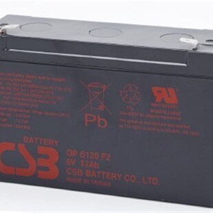 全新CSB GP6120 6V12AH电子仪器/电子称/玩具车专用免维护蓄电池
