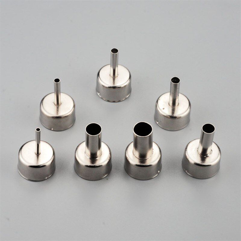 858A/858D热风枪槽式喷嘴风嘴热风拆焊台风咀风枪3/5/10/12MM嘴头