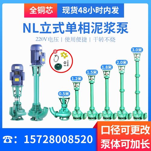 单相泥浆泵220V家用清淤鱼塘抽泥沙化粪池养殖场切割铰刀排污水泵
