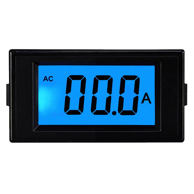 交流电流表液晶数字显示数显表头AC或DC8-12V独立辅助电源D69-40