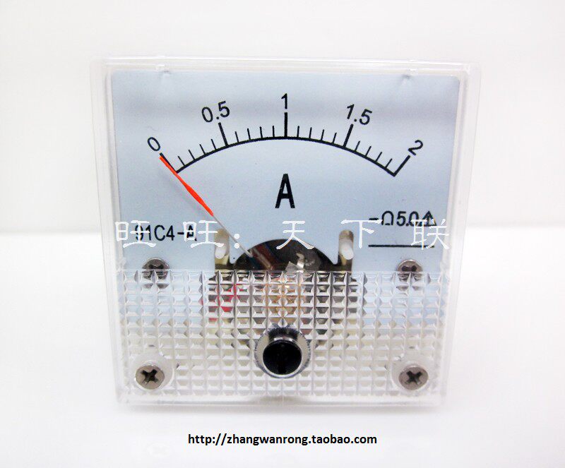 定做小型面板小表头 91C4指针式直流微安电流表 电压表dc300vDC2A