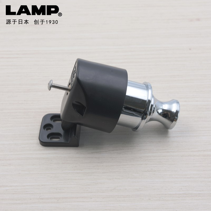 lmp蓝普暗藏拉手带可锁门弹跳按压暗拉抽屉按压拉手碰珠锁PK08