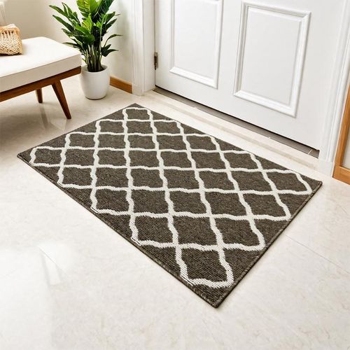 门内地毯家用T防滑丙纶编织无异味加厚款入户玄关地垫蹭灰毛圈