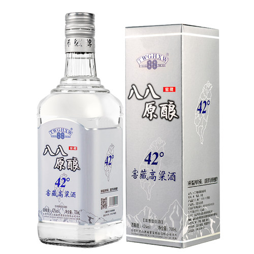 42度纯粮食白酒八八原酿700ml/瓶