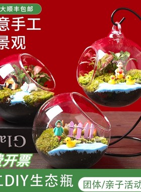 微景观diy材料苔藓暖场活动礼品