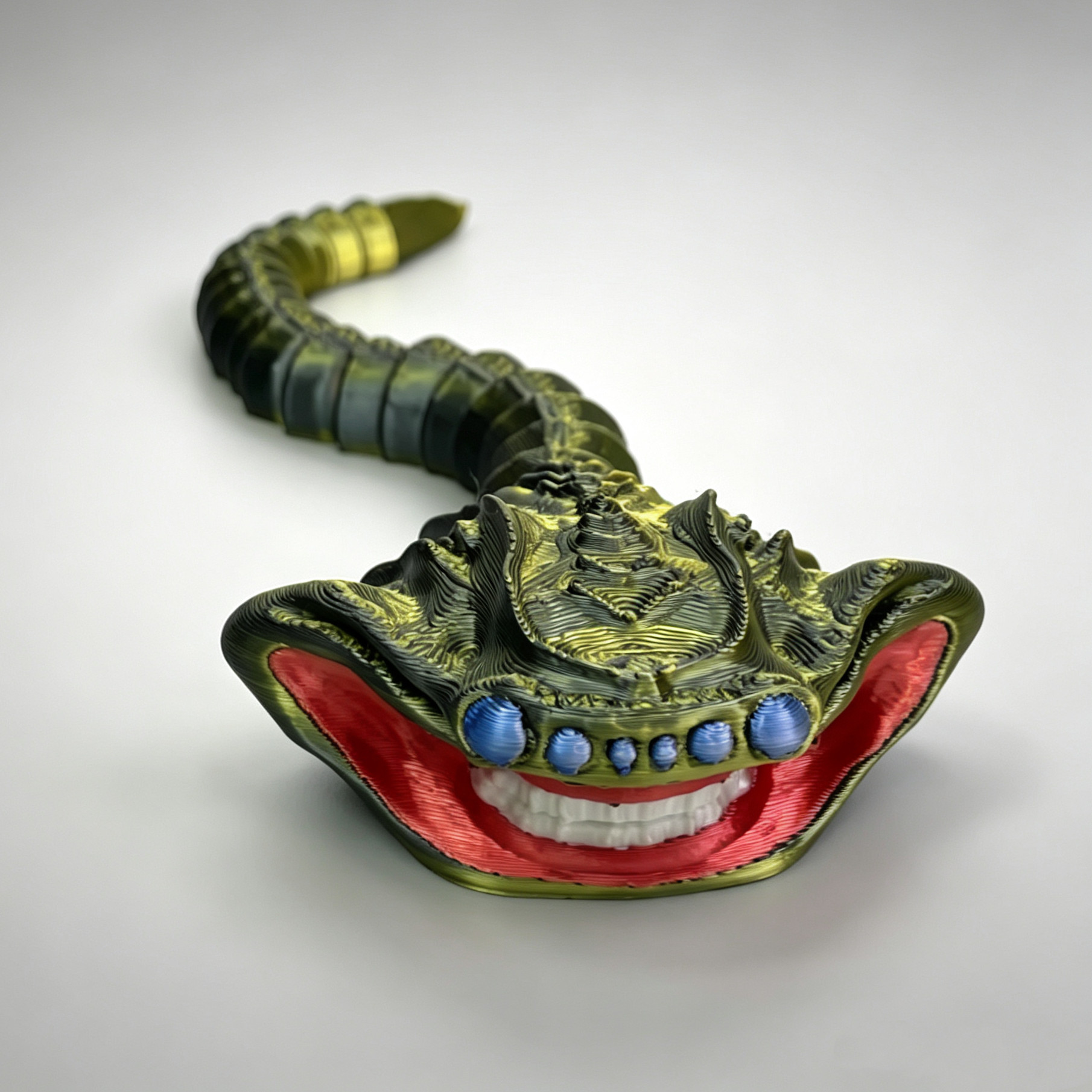3D打印可动暗黑海怪摆件