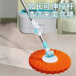 转拖旋ADF把家用免板手省力宝石拖把木地懒洗人拖一拖净吸水拖布