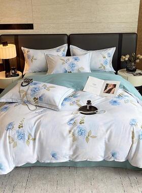 秋冬加厚TUA全棉磨毛四件纯棉棉被品套保原暖床单床笠款套床上用