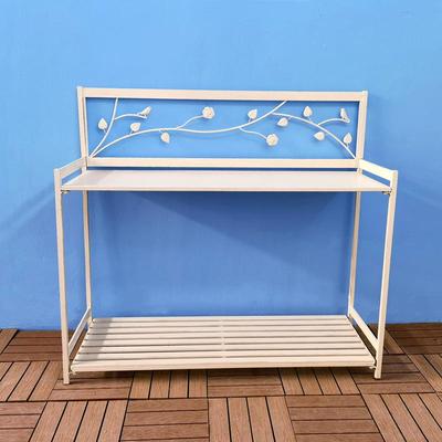 落地式花架陈子花置物架一件起批阳CLD台盆架铁艺做花旧店列展示