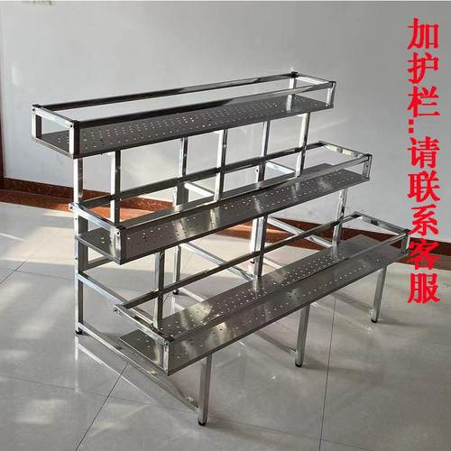 不钢架花架阶梯锈式置物GVC台室内铁艺室外多肉花盆架户阳外多层