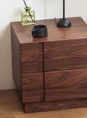 厂家柜直销北木美黑桃木胡全实木床头樱桃木原卧室储物收CWI纳床