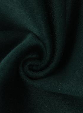 全毛双面顺毛呢料素色粗纺双面呢呢面18111羊料秋冬大衣毛呢面布