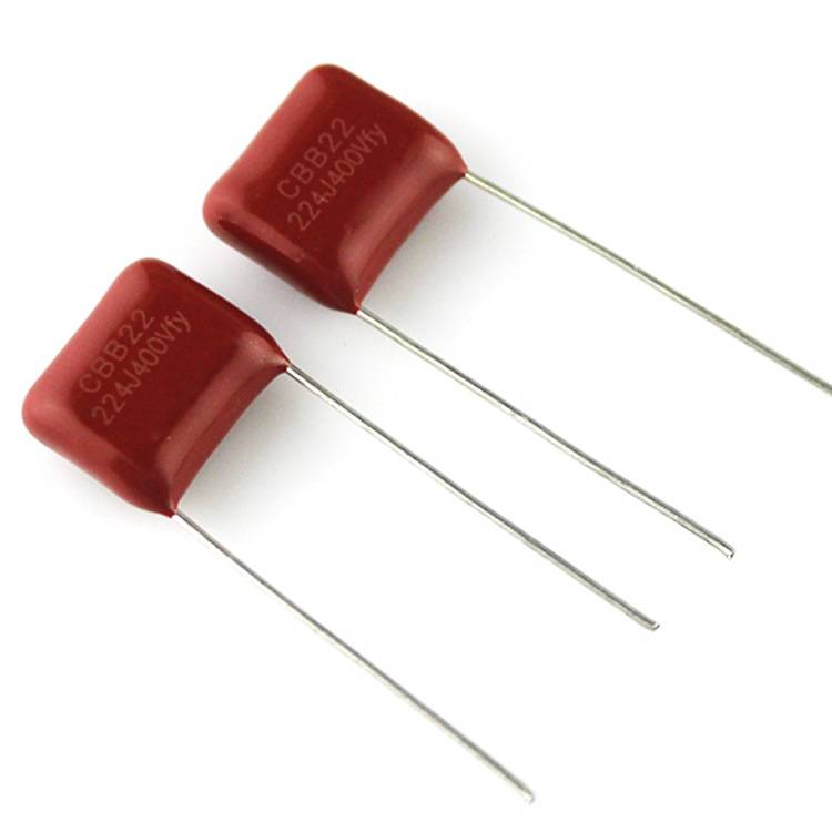 CBB薄膜电容400V224J 220NF 0.22UF P=10MM 224J400V薄膜电容厂家