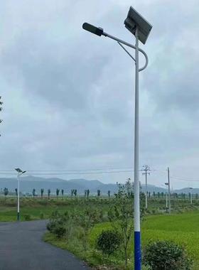 户外AUD6米太阳能路灯8米1亮0新农村高LE太D大功率米一体化阳能路