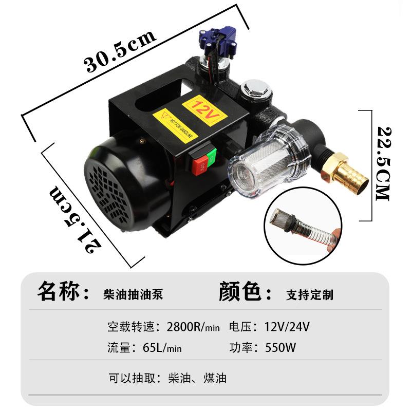 电动抽油油泵大功率505W柴抽油泵直流自吸泵手提抽油泵式交流SAV2