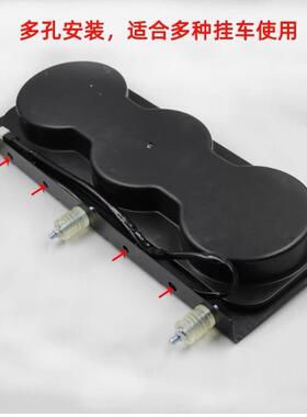 中集华骏尾灯转24后VLE09-五D高防亮水大号五寸半挂车向刹车后尾